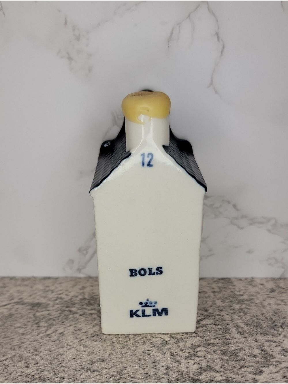 Vintage BOLS KLM delft blue #2 Royal Distilleries Miniature Dutch bottle - Picture 6 of 10